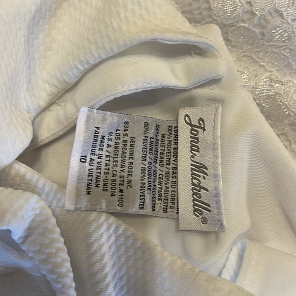 Jona Michelle Easter dress size youth 10 in white and pink - Picture 8 of 8